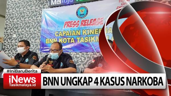 Video BNN Kota Tasikmalaya Ungkap 4 Kasus Penyalagunaan Narkoba, 18 Orang Direhab Selama 2021