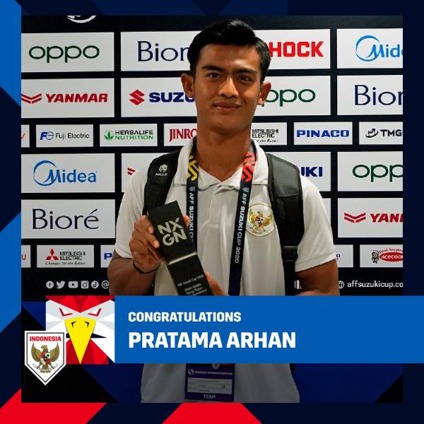 Ganjar Pranowo Puji Pratama Arhan, usai Dinobatkan sebagai Young Player of the Tournament AFF 2020
