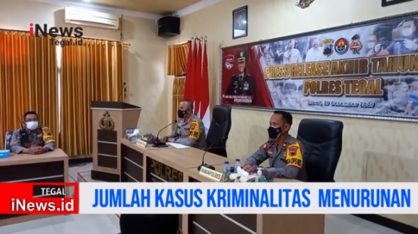 Video Angka Kasus Kriminal Selama Tahun 2021 Alami Penurunan