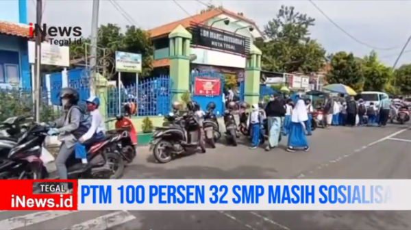 Video, Baru 156 SD di Kota Tegal yang Gelar PTM 100 Persen