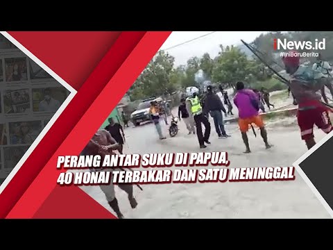 Perang Antar Suku di Papua, 40 Honai Terbakar dan 1 Orang Meninggal Dunia