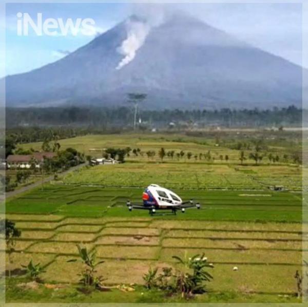 Drone IMI tanpa Awak, Petakan Wilayah Terdampak Gunung Semeru