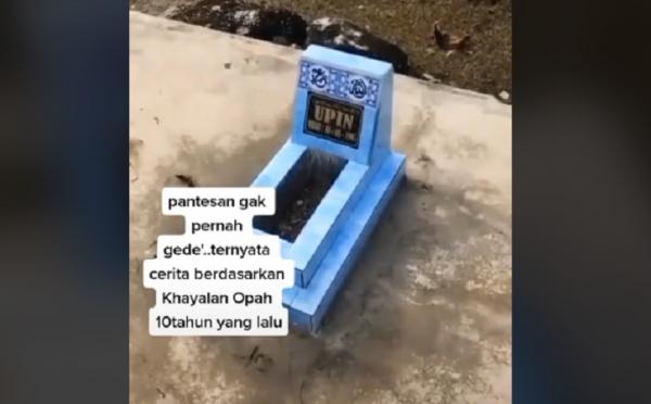 Heboh Makam Upin-Ipin yang Asli, Netizen Serbu Rumah Produksi Minta Klarifikasi