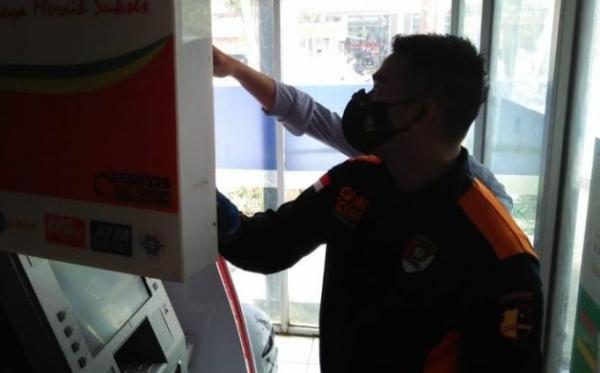 Mesin ATM Bank Kalteng di Palangka Raya Nyaris Dibobol Maling