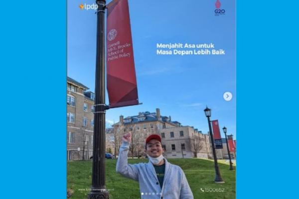 Kisah Ilham, Anak Sopir Taksi Online yang Kuliah di Cornell University Penerima Beasiswa LPDP