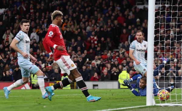 Hasil Liga Inggris: Manchester United Bangkit Sodok Peringkat 4, Sikat West Ham 1-0