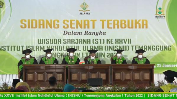 INISNU Temanggung Gelar Wisuda Angkatan I, Ini 6 Hal Penting yang Disampaikan Rektor