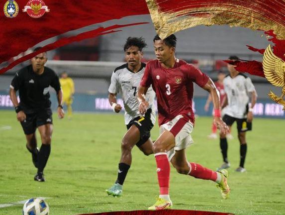 Tertinggal di Babak Pertama, Timnas Gelontor Timor Leste 4-1, FIFA Matchday