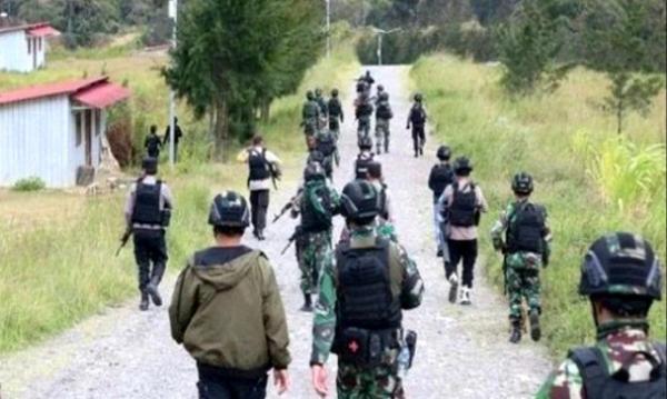 Kontak Tembak dengan KKB Papua di Bukit Tepuk Kampung Jenggernok, 2 Prajurit TNI Gugur 