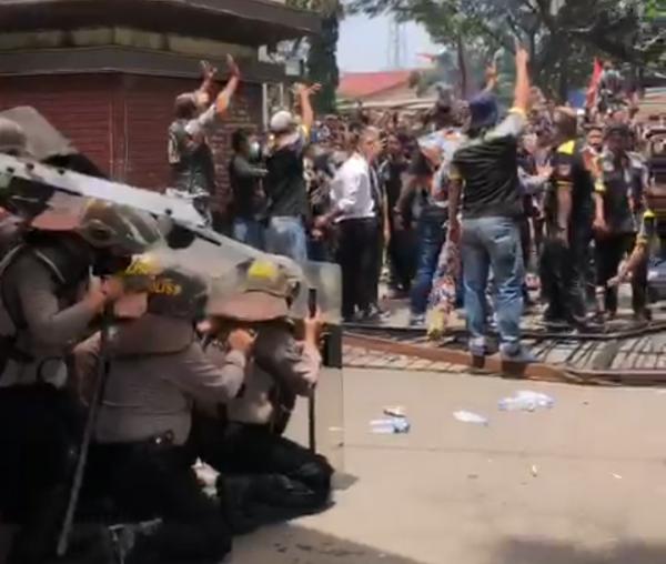 Buntut Aksi Unjuk Rasa Anarkis di Mapolda Jawa Barat, Kapolresta Cirebon Pimpin Razia Anggota GMBI