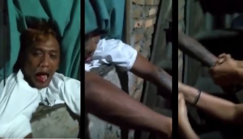 Viral Video Maling Nyangkut di Jendela saat Kabur, Apes Kena Bogem dari Pemilik Rumah