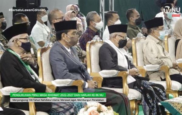 Meriah, Pengukuhan PBNU Dihadiri Jokowi hingga AHY