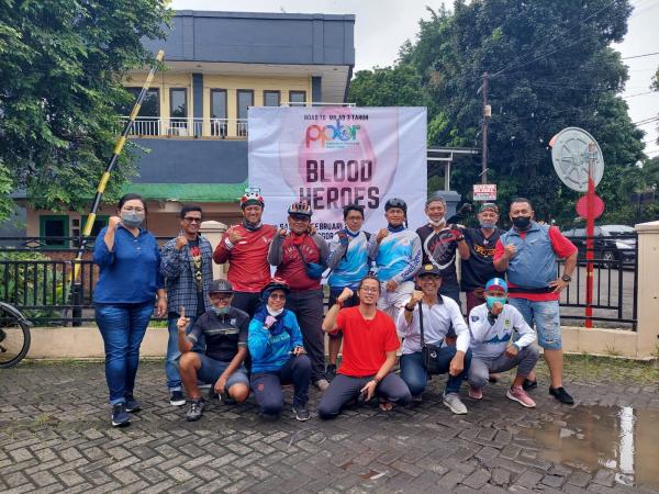 PPBR Selenggarakan Aksi Sosial Donor Darah Bersama Komunitas Sepeda se-Bogor Raya
