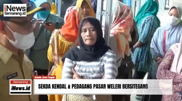 Video Sekda Kendal Bersitegang dengan Pedagang Pasar Weleri
