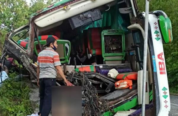 Kecelakaan Bus di Bukit Bego Imogiri Bantul, Timbulkan Korban 12 Penumpang Meninggal