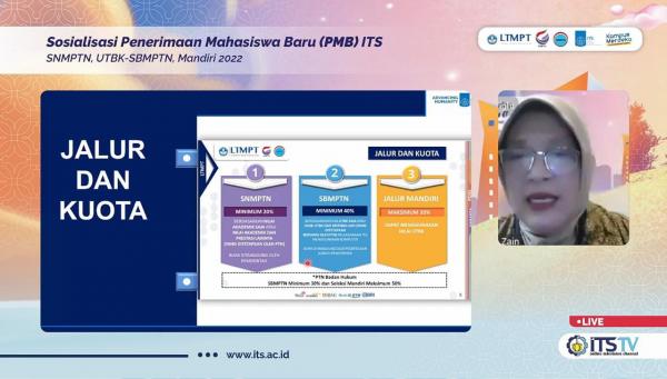 Jalur Masuk Penerimaan Mahasiswa Baru ITS Tahun 2022