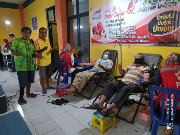 NPCI Indramayu Gelar Aksi Kemanusiaan Donor Darah