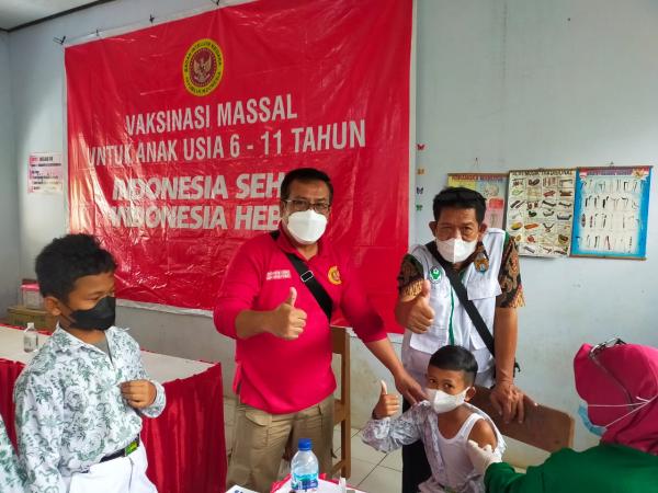 Binda Jateng Sebar 2.000 Vaksin Anak di 17 Sekolah di Kendal