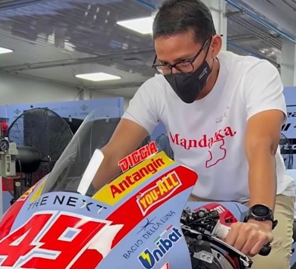 Sandiaga Uno : MotoGP Mandalika Simbol Kebangkitan Ekonomi Indonesia