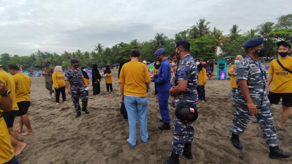 Antisipasi Penyebaran Covid-19 di Pantai Pangandaran, Polairud Polres Ciamis Intensifkan Patroli