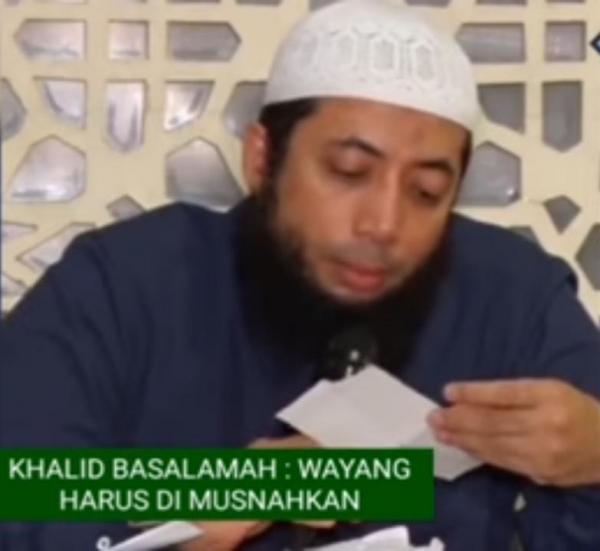 Klarifikasi Sekaligus Permohonan Maaf Ustadz Khalid Basalamah Sebut Wayang Haram