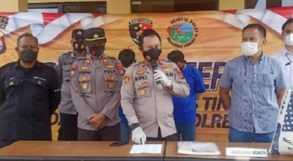 Aksinya Viral di Medos, Dua Pelaku Bajing Loncat di Cilegon Dibekuk Polisi