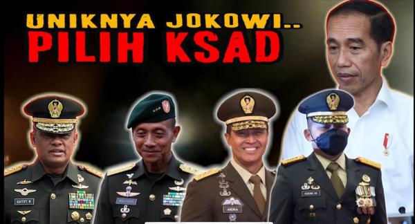 Keunikan Presiden Joko Widodo Pilih Kepala Staf Angkatan Darat