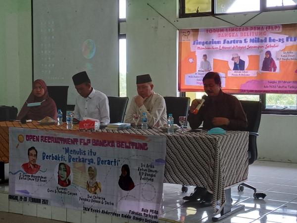 Kembangkan Literasi di Daerah, FLP Babel Gelar Simposium Sastra