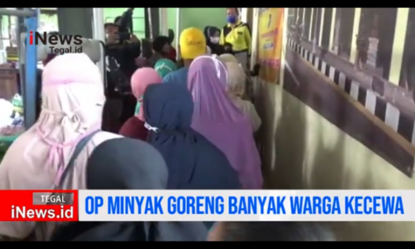 Video Operasi Pasar Minyak Goreng, Banyak Warga Kecewa Tidak Kebagian