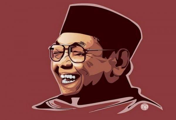 Humor Gus Dur Tentang Otak Orang Indonesia yang Bikin Tercengang