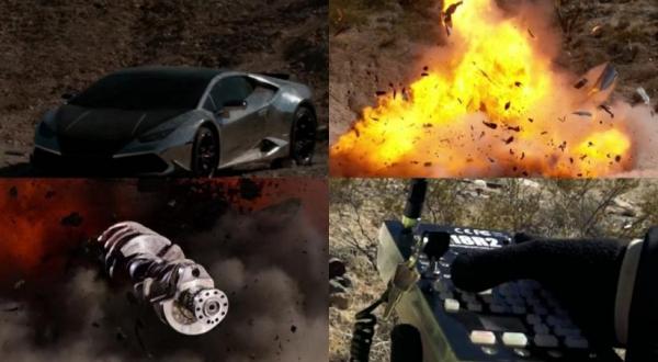 Artis Ledakkan Mobil Mewah Lamborghini Demi NFT
