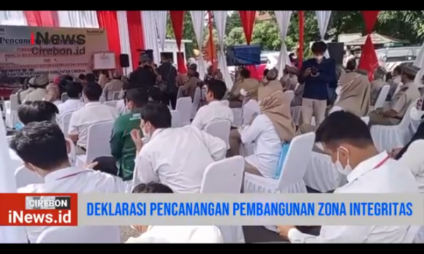 Video Kantah Kabupaten Cirebon Gelar Deklarasi Pencanangan Pembangunan Zona Integritas