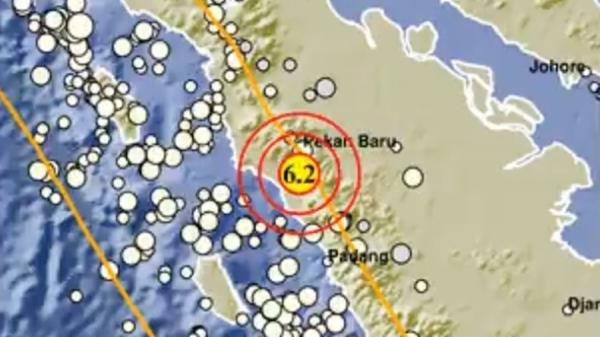 Pasaman Barat Sumbar Diguncang Gempa Dahsyat Magnitudo 6,2  