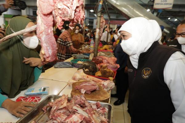 Harga Daging dan Tempe di Jawa Timur Masih Normal
