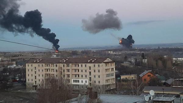 Video: Serangan Roket dipinggiran Ibukota Kiev, 8 warga terluka