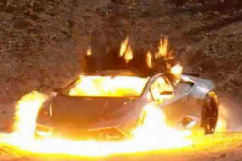 Kejar Cuan,  Lamborghini Huracan Rp6,3 Miliar Sengaja Diledakkan Demi NFT