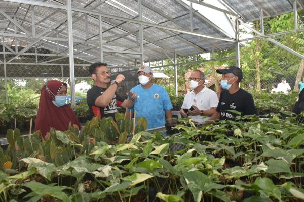 Mentan Syahrul Yasin Limpo, Kunjungi Kampung Flori Bojongkerta Bogor