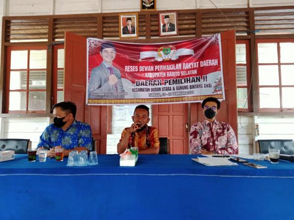 Wakil Ketua Komisi III DPRD Barsel Serap Aspirasi Masyarakat di Desa Bundar