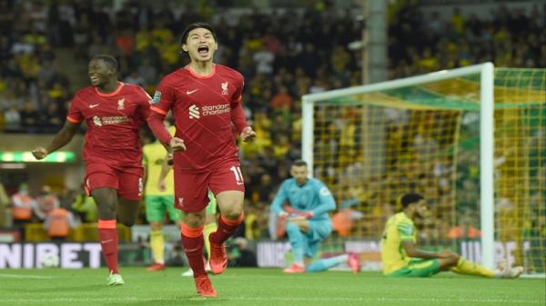 Liverpool Libas Norwich City 2-1 di Piala FA Berkat 2 Gol Tekumi Minamino 