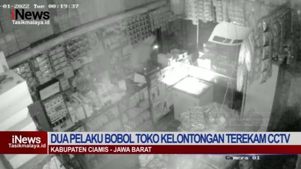 Video Toko Kelontong di Ciamis Dibobol Maling, Kerugian Capai Rp 80 Juta