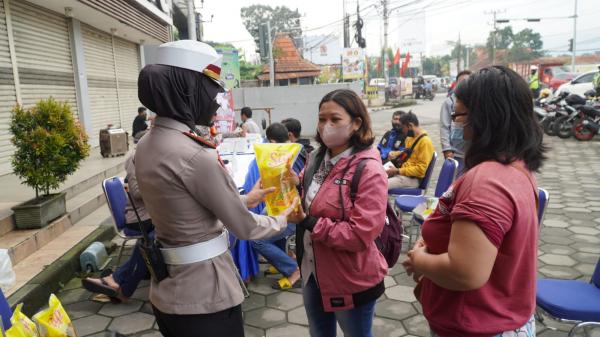 Satlantas Polres Semarang Gelar SI MOJANG dalam Rangka Sukseskan OKLC 2022