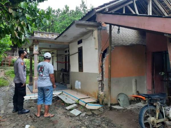 Pergerakan Tanah di Desa Sudamanik Cimarga, 4 Unit Rumah Rusak Berat dan 3 Roboh