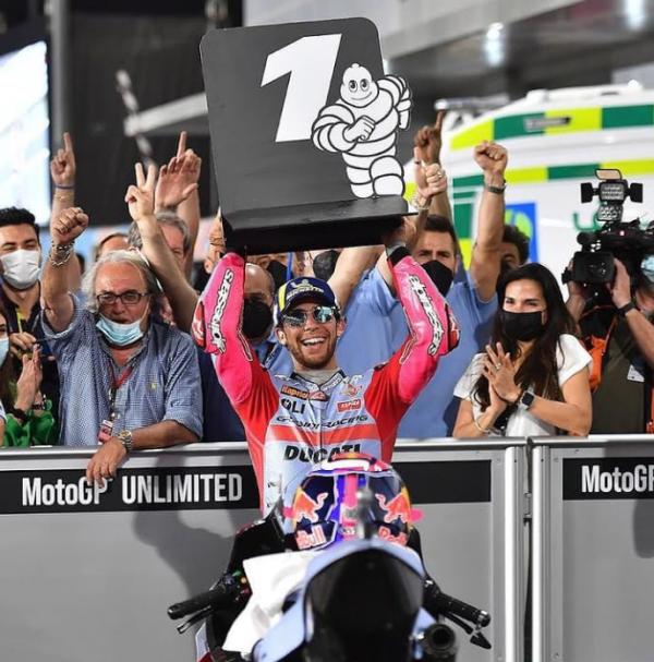 Hasil  balapan MotoGP Qatar 2022  Kemenangan perdana Enea Bastianini di kelas MotoGP 