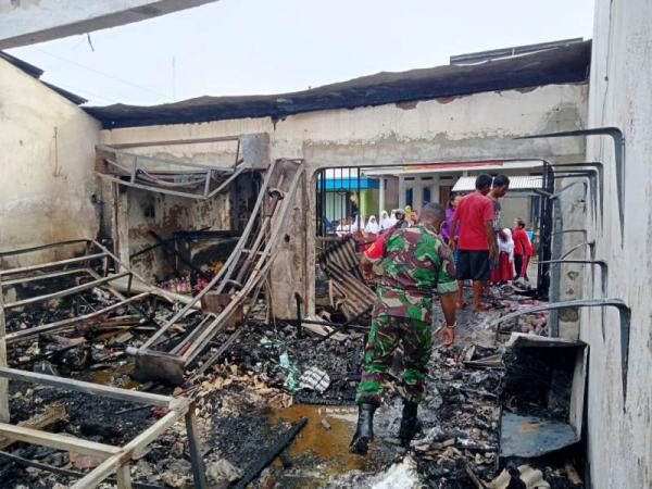 Ruko Sembako di Brebes Dilalap Si Jago Merah, Dua Motor Ludes Terbakar