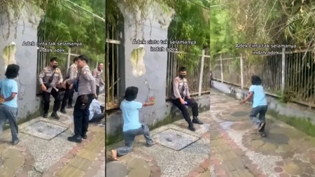 Viral, Polisi Ganteng Tolak Cinta Sorang Bocah, Netizen: Diduga Polisi Lukai Hati Warga