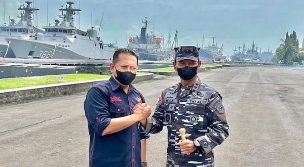 Bamsoet Bertemu Panglima Komando Armada II TNI AL, Iwan: Dunia Dihadapkan Berbagai Ketidakpastian