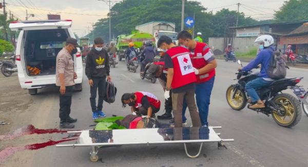 Dua Sepeda Motor Senggolan Pembonceng Meninggal Terlindas Truk Di Jalan Pantura Kendal 6341