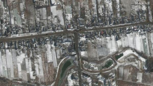 Gawat, Gambar Satelit Tunjukkan Pasukan Rusia Berkumpul, Siap Serang Kiev Besar-besaran?