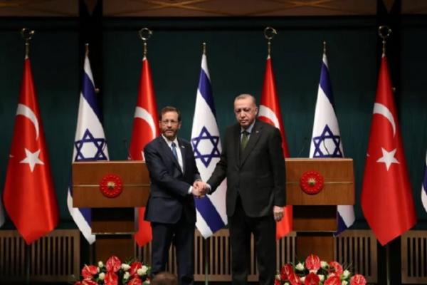 Erdogan bertemu Isaac Herzog, Israel dan Turki Resmi Buka Kerjasama Dua Negara