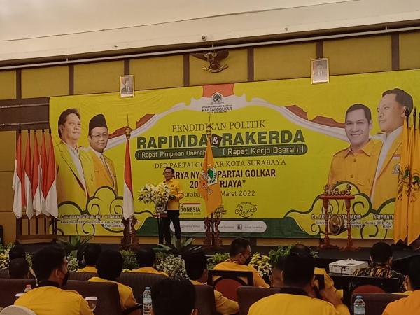 Rakerda Dan Rapimda, Partai Golkar Komitmen Jadi Jembatan Masyarakat